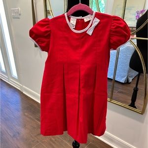 Lulu Bebe - Cardinal Red Dress -  girls size 6